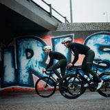 ES16 Langarm Fietsfleece Supreme unisex. Zwart