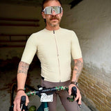 ES16 Fietsshirt Supreme. Crème Kalk