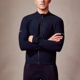 ES16 Langarm Fietsfleece Supreme unisex. Zwart