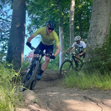 ES16 Fietsshirt Strepen limegroen