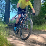 ES16 Fietsshirt Strepen limegroen