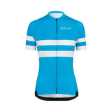 ES16 Cycling Jersey Elite Stripes - Light Blue Stripes. Women