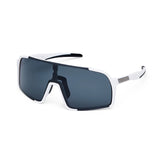 ES16 Enzo cycling glasses. White with gray polarized lens.