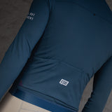 ES16 Thermal Fleece Cycling Jersey. Classic Blue