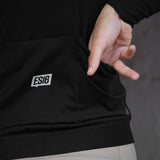 ES16 Thermal Fleece Cycling Jersey. Black