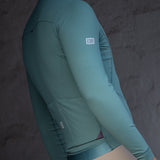ES16 Thermal Fleece Cycling Jersey. Deep Sea