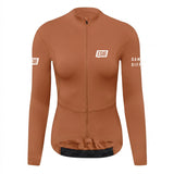 ES16 Thermal Fleece Cycling Jersey. Brown Sugar