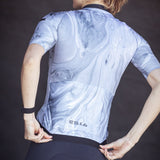 ES16 Razor cycling jersey - Poly Wine red