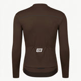 ES16 Thermal Fleece Cycling Jersey. Shaved Chocolate