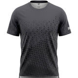 ES16 Along Cat. Running T-Shirt. Graphite Grey.