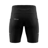 Short Running Tights with Pockets - Soft Element Black