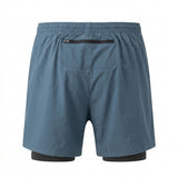ES16 Performance Shorts with inner shorts. Black