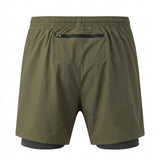 ES16 Performance Shorts with inner shorts. Black