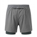 ES16 Performance Shorts with inner shorts. Black