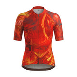 ES16 Razor Cycling Jersey - Marble Orange