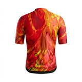 ES16 Razor Cycling Jersey - Marble Orange