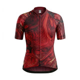 ES16 Razor cycling jersey - Marble Rosso