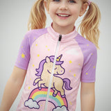 ES16 Kids' Cycling Jersey - Unicorn
