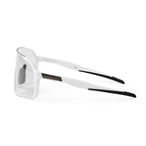 ES16 Enzo cykelbrille. Hvid med photochromic linse + 2 ekstra linser