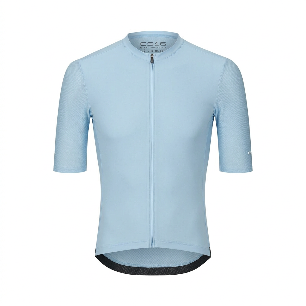 ES16 Supreme cycling jersey. Clear Blue
