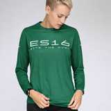 ES16 Running Shirt LS – Performance Merino Blend Green