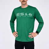 ES16 Running Shirt LS – Performance Merino Blend Green