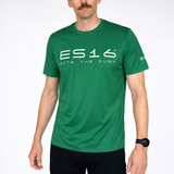 ES16 Running Top – Performance Merino Blend Green