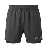ES16 Performance Shorts with inner shorts. Black