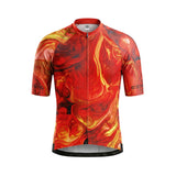ES16 Razor Cycling Jersey - Marble Orange
