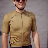 Cycling jersey PRO Razor. Simple Brown