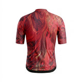 ES16 Razor cycling jersey - Marble Rosso