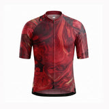 ES16 Razor Cycling Jersey - Marble Rosso