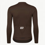 ES16 Thermal Fleece Cycling Jersey. Shaved Chocolate