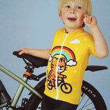 ES16 Kids' Cycling Jersey - Tiger