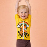 ES16 Kids' Cycling Jersey - Tiger