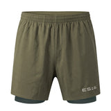 ES16 Performance Shorts with inner shorts. Black