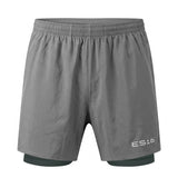 ES16 Performance Shorts with inner shorts. Black