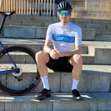 ES16 Cycling Jersey Elite Spinn. Stripe White