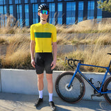 ES16 Cycling Jersey Elite Spinn. Stripe Yellow