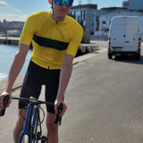 ES16 Cycling Jersey Elite Spinn. Stripe Yellow