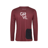 ES16 Lifestyle GRVL LS jersey. Bordeaux
