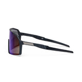 ES16 Enzo cycling glasses. Black with blue lens.