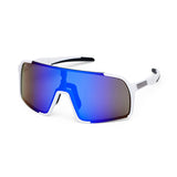 ES16 Enzo brille. Hvid med blå linse. + 2 ekstra linser