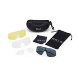 ES16 Enzo brille. Hvid med grå polarized linse. + 2 ekstra linser