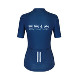 ES16 Cycling jersey ELIT merino blue. Women
