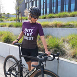 ES16 Cycling Jersey Elite Stripes - "Bite The Dust" Purple black. Women